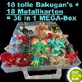 Bakugan Battle Brawlers Mega Set 18 Figuren in BOX *NEU