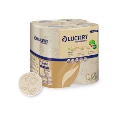 Toilettenpapier 2-lagig Econatural 250 mit Ecozertifikat