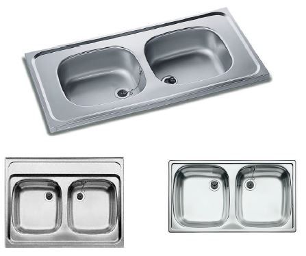 GERMAN-MADE stainless steel double bowl kitchen sinks