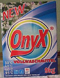 Onyx Power Fresh mit aktive Oxygen 9kg Vollwaschmittel