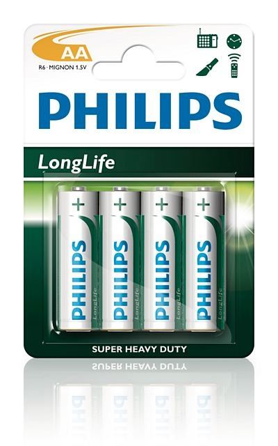 Restposten Philips Zink Carbon 1,5V Baterien