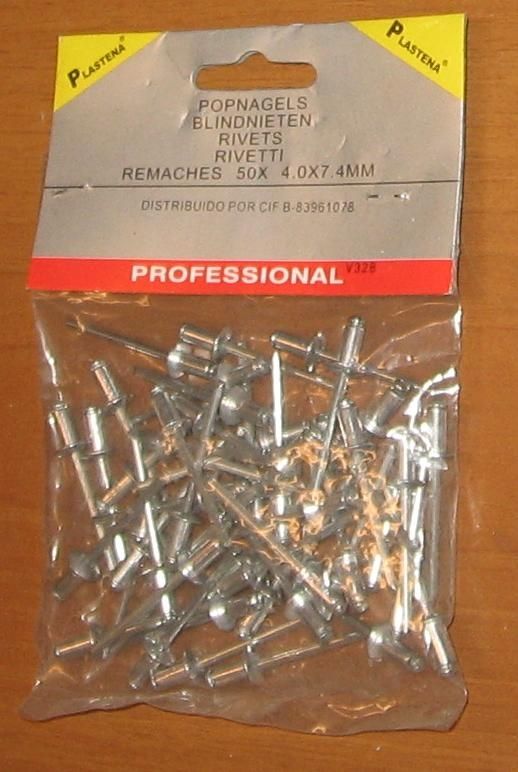 Aluminium Blindnieten 4 x 7,4 mm