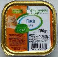 My happy pet's Alleinfutter für Katzen Fisch 100 g Schale