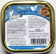 Happy Purring Katzenfutter 100g Alu Schale