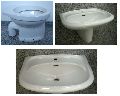 Sonderposten SPHINX Bad-Set Waschbecken+Halbsäule+WC in Weiss