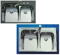 Exclusive SUTER Swiss undermount & topmount double bowl kitchen sinks