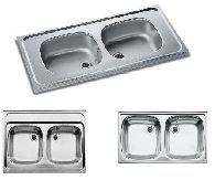 GERMAN-MADE stainless steel double bowl kitchen sinks