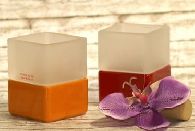 Windlicht orange